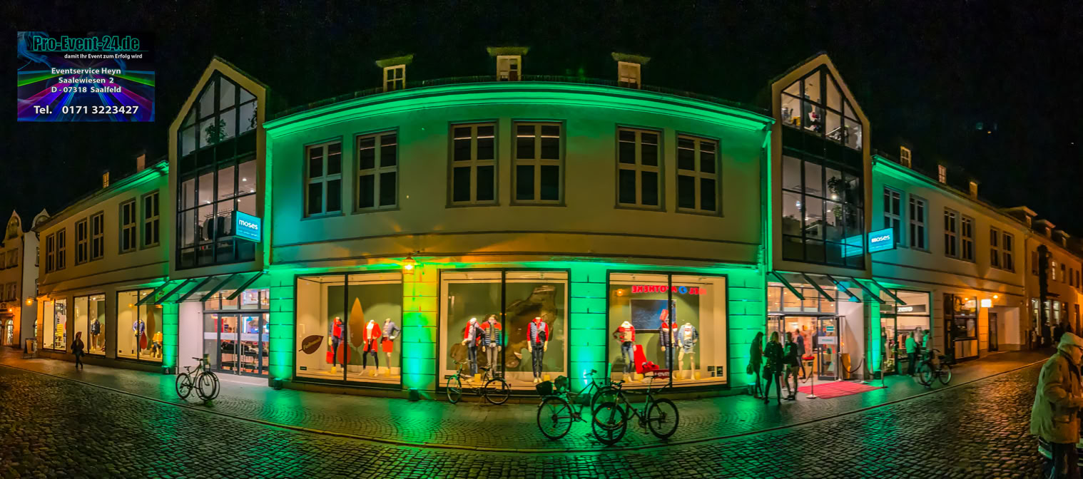 Pro-Event-24 Ihr professioneller Partner für Ihr Event – Eventplanung, Hochzeiten, Familienfeiern, Jubiläen, Geburtstage, Firmenfeiern, Ambientebeleuchtung, Architekturbeleuchtung, Fassadenbeleuchtung, Fassadenfeuerwerke, Musikfeuerwerke, Lasershows, Moderation, Promotion, Beschallungen, Luftaufnahmen, Luft- Videos, Mobildiscothek